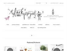 Tablet Screenshot of blackmilkproject.com